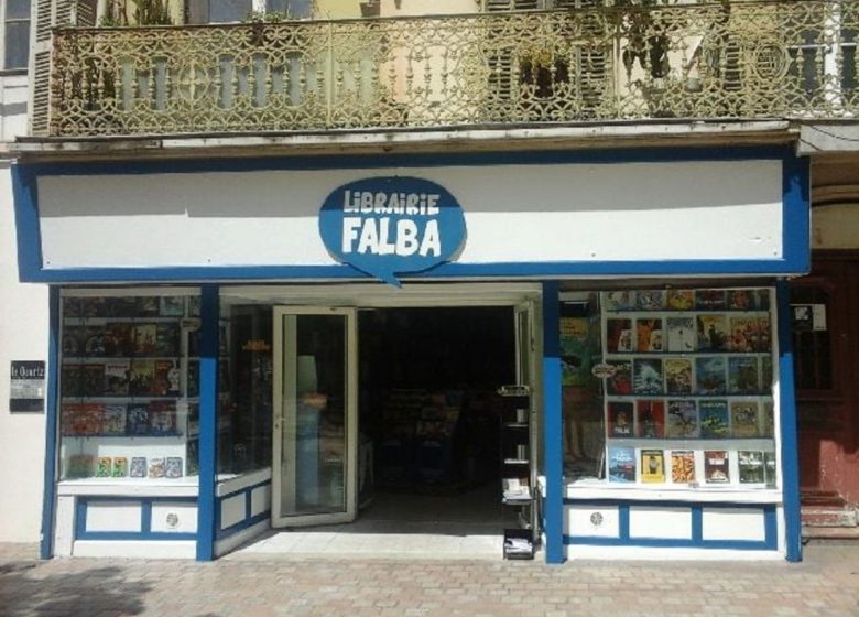 Devanture librairie Falba