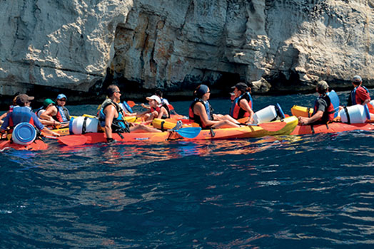 Sea kayak adventure