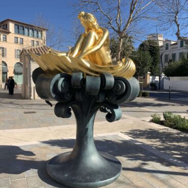 The sculpture of Brigitte Bardot